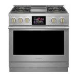 Monogram 36" Dual-Fuel Professional Range with 4 Burners and Griddle (Natural Gas)
